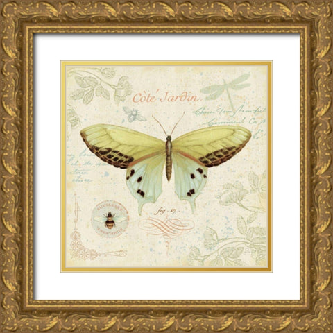 Cote Jardin II Gold Ornate Wood Framed Art Print with Double Matting by Brissonnet, Daphne