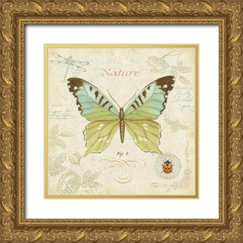 Cote Jardin III Gold Ornate Wood Framed Art Print with Double Matting by Brissonnet, Daphne