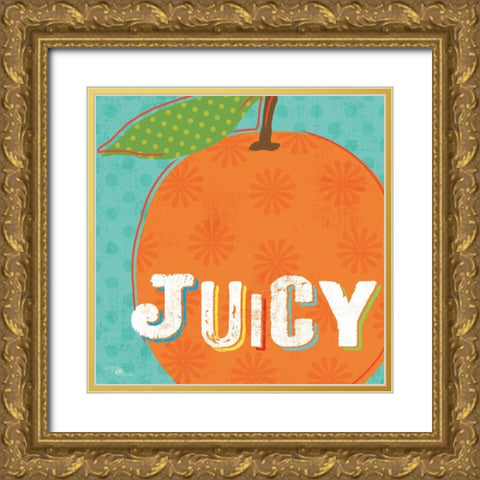 Good Food IV Gold Ornate Wood Framed Art Print with Double Matting by Pela Studio