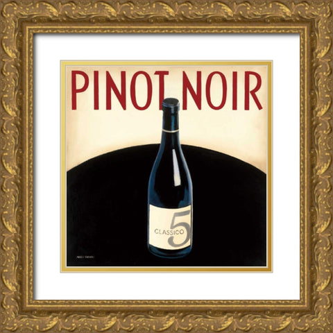 Vin Moderne I Gold Ornate Wood Framed Art Print with Double Matting by Fabiano, Marco