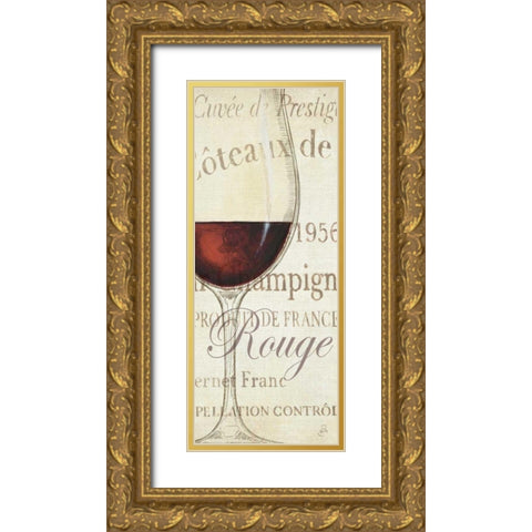 Les Rouge Gold Ornate Wood Framed Art Print with Double Matting by Brissonnet, Daphne