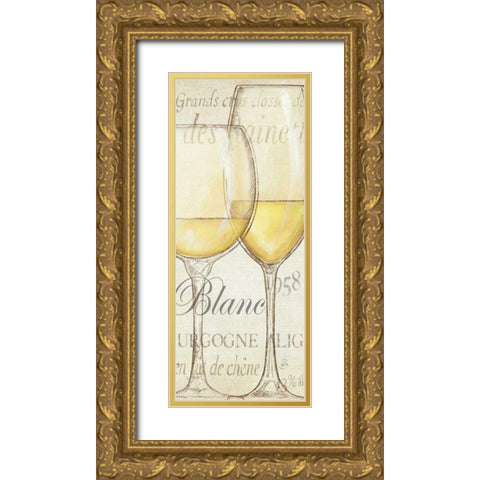 Les Blancs Gold Ornate Wood Framed Art Print with Double Matting by Brissonnet, Daphne