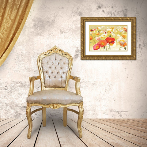 My Iceland Plot I Gold Ornate Wood Framed Art Print with Double Matting by Novak, Shirley