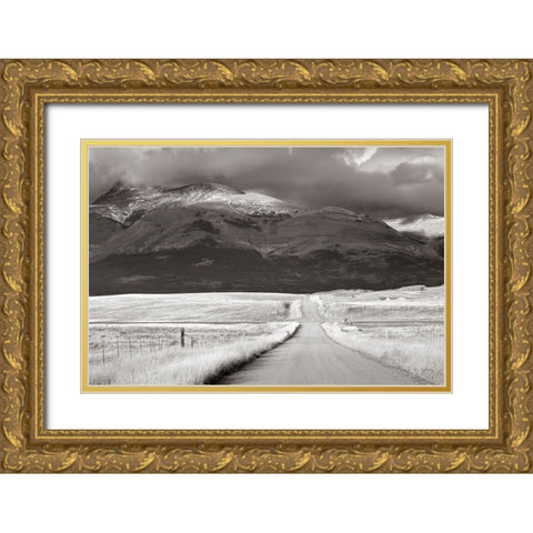 Crossroads Crop Gold Ornate Wood Framed Art Print with Double Matting by Majchrowicz, Alan