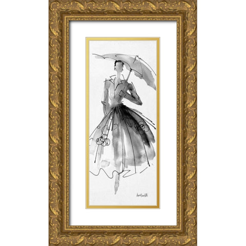 Fashion Sketchbook VI Gold Ornate Wood Framed Art Print with Double Matting by Tavoletti, Anne