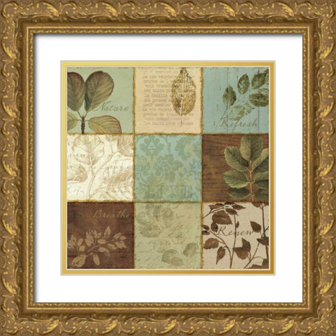 Forest Walk Gold Ornate Wood Framed Art Print with Double Matting by Audit, Lisa