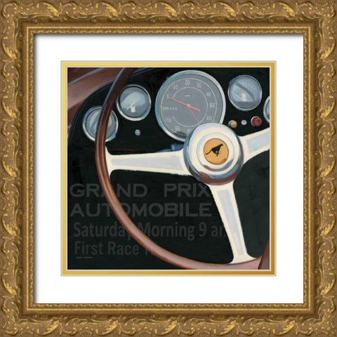 RPM I with Words Gold Ornate Wood Framed Art Print with Double Matting by Fabiano, Marco