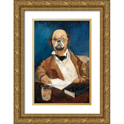 Nathaniel Howlthorn Gold Ornate Wood Framed Art Print with Double Matting by Tillmon, Avery
