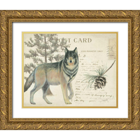 Northern Wild I Gold Ornate Wood Framed Art Print with Double Matting by Wiens, James