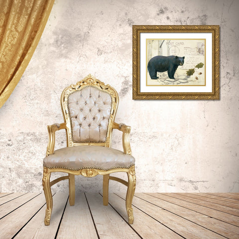 Northern Wild IV Gold Ornate Wood Framed Art Print with Double Matting by Wiens, James