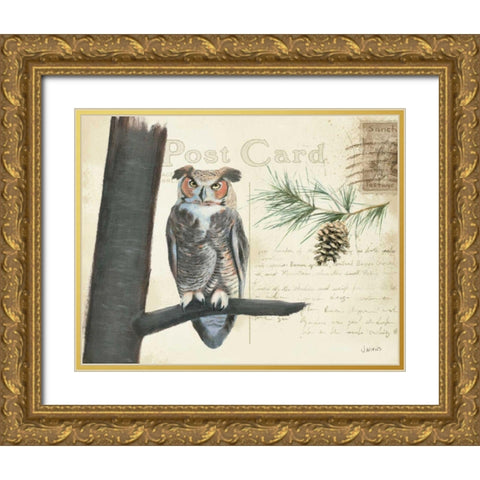 Northern Wild V Gold Ornate Wood Framed Art Print with Double Matting by Wiens, James
