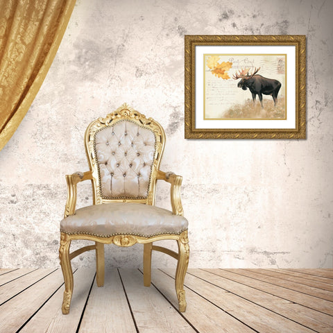 Northern Wild III Gold Ornate Wood Framed Art Print with Double Matting by Wiens, James