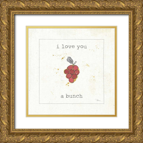 Flavor Notes II Gold Ornate Wood Framed Art Print with Double Matting by Pela Studio