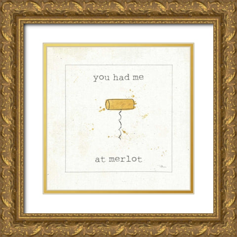 Flavor Notes III Gold Ornate Wood Framed Art Print with Double Matting by Pela Studio