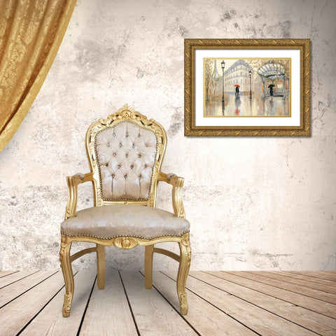 To the Metro I Gold Ornate Wood Framed Art Print with Double Matting by Purinton, Julia