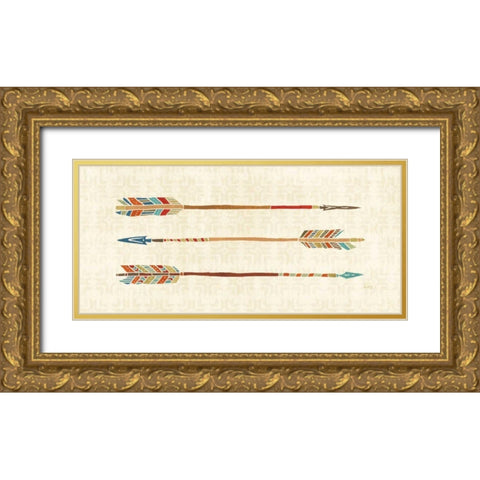 Southwest at Heart VII Gold Ornate Wood Framed Art Print with Double Matting by Charron, Veronique