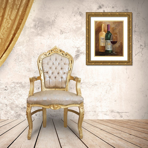 Salute II Gold Ornate Wood Framed Art Print with Double Matting by Tillmon, Avery