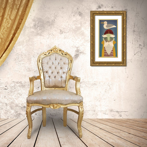 Fisherman VIII Gold Ornate Wood Framed Art Print with Double Matting by Fowler, Ryan