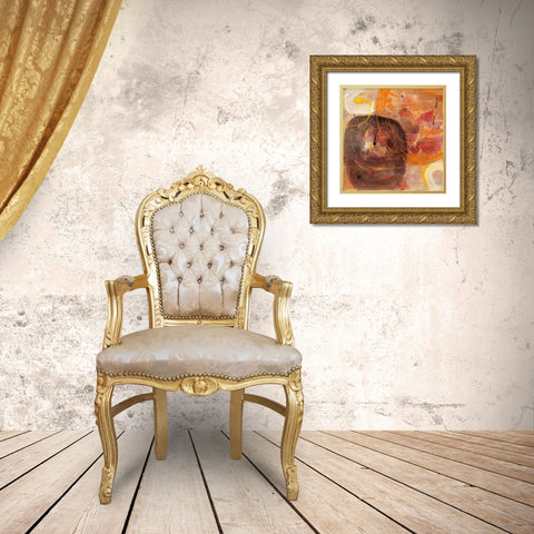 All Shook Up I Gold Ornate Wood Framed Art Print with Double Matting by Hristova, Albena