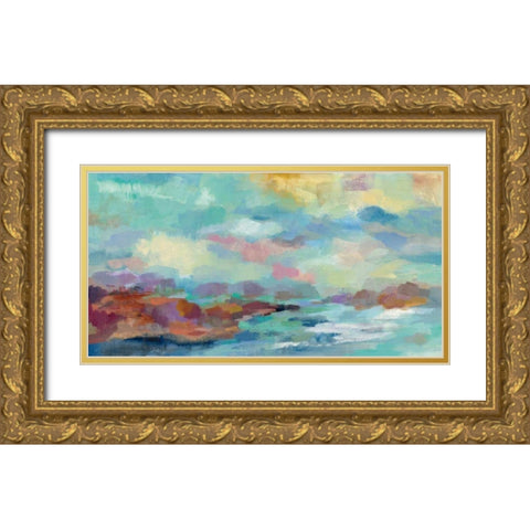Archipelago Gold Ornate Wood Framed Art Print with Double Matting by Vassileva, Silvia