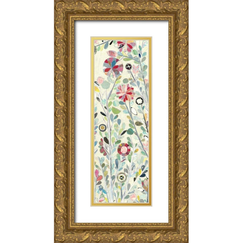 Spring Blossoms II Gold Ornate Wood Framed Art Print with Double Matting by Boggs, Candra