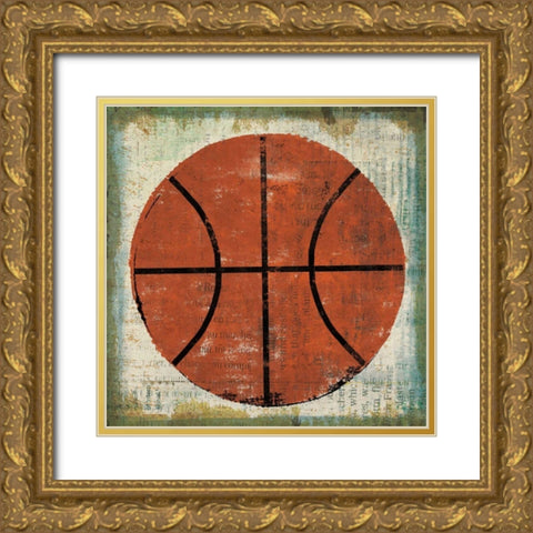 Ball II on Ivory Gold Ornate Wood Framed Art Print with Double Matting by Mullan, Michael