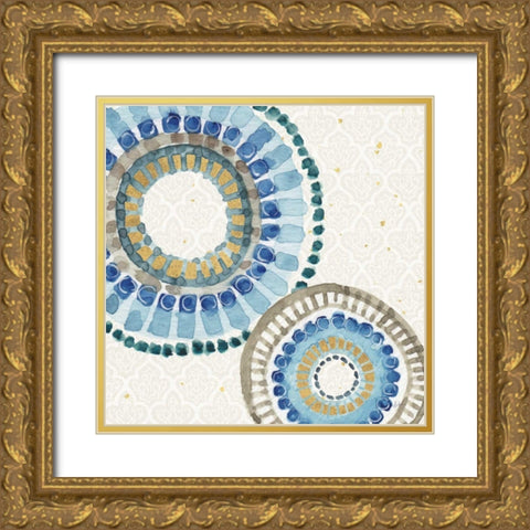 Indigold XVI Gold Ornate Wood Framed Art Print with Double Matting by Audit, Lisa