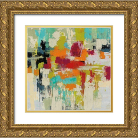 Summer Silk Road Gold Ornate Wood Framed Art Print with Double Matting by Vassileva, Silvia