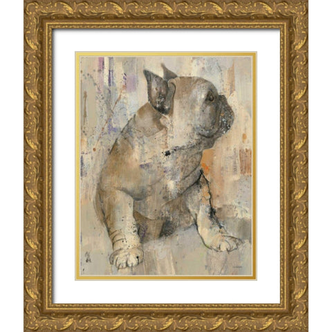 Duke Gold Ornate Wood Framed Art Print with Double Matting by Hristova, Albena