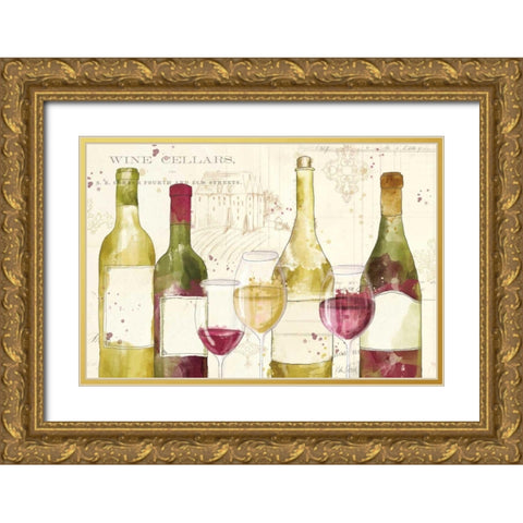 Chateau Winery I Gold Ornate Wood Framed Art Print with Double Matting by Pertiet, Katie