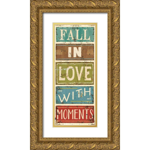 Shine II Gold Ornate Wood Framed Art Print with Double Matting by Pela Studio