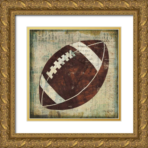 Ball III Gold Ornate Wood Framed Art Print with Double Matting by Mullan, Michael