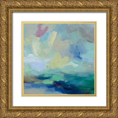 Storm I Gold Ornate Wood Framed Art Print with Double Matting by Vassileva, Silvia