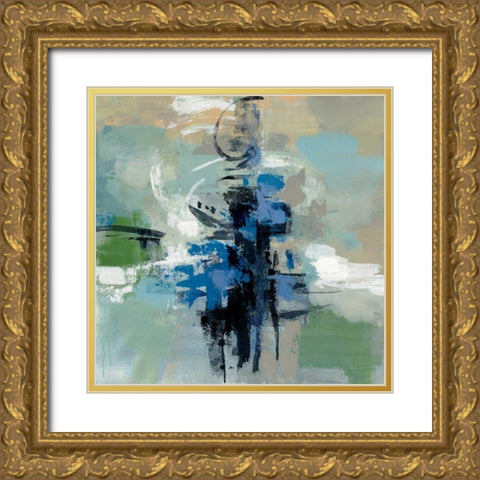 Vista Point II Gold Ornate Wood Framed Art Print with Double Matting by Vassileva, Silvia