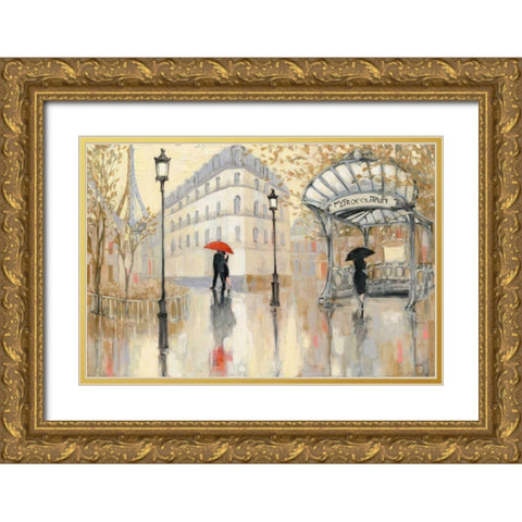 To the Metro Gold Ornate Wood Framed Art Print with Double Matting by Purinton, Julia