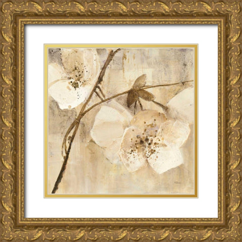 Elegance II Gold Ornate Wood Framed Art Print with Double Matting by Hristova, Albena