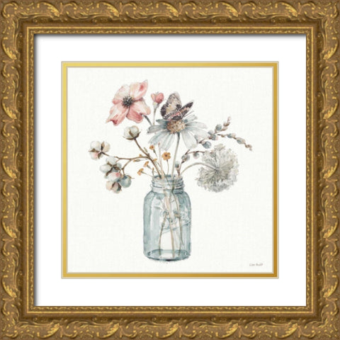 A Country Weekend IX Gold Ornate Wood Framed Art Print with Double Matting by Audit, Lisa