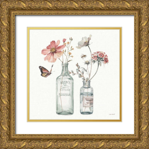 A Country Weekend X Gold Ornate Wood Framed Art Print with Double Matting by Audit, Lisa
