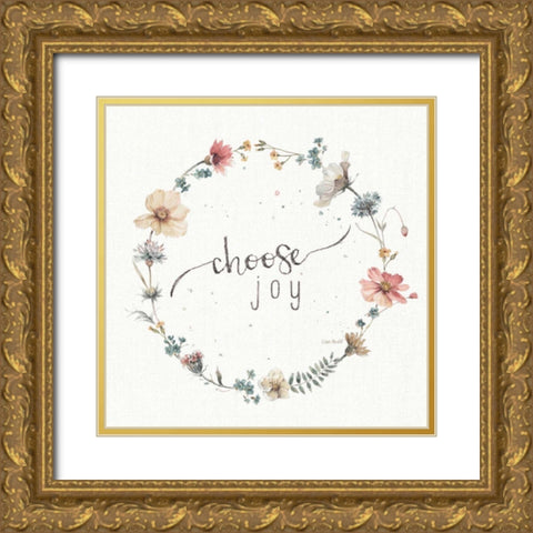 A Country Weekend XX Gold Ornate Wood Framed Art Print with Double Matting by Audit, Lisa