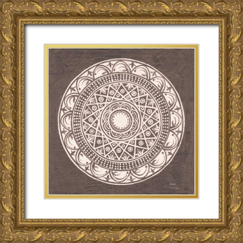 Seville III FB Spice Gold Ornate Wood Framed Art Print with Double Matting by Lovell, Kathrine