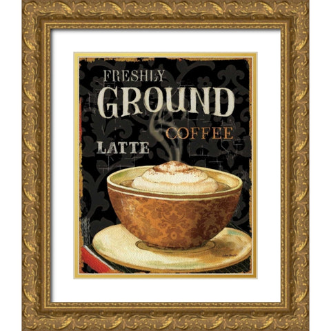 Today s Coffee II Gold Ornate Wood Framed Art Print with Double Matting by Audit, Lisa