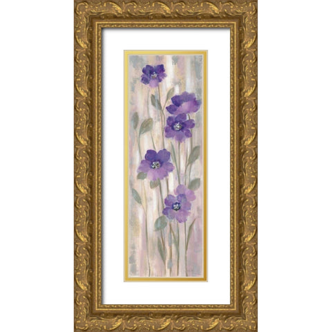 Spring Florals II Gold Ornate Wood Framed Art Print with Double Matting by Vassileva, Silvia