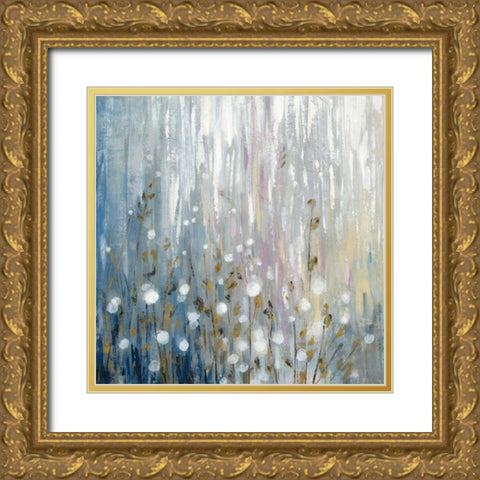 January Branches Gold Ornate Wood Framed Art Print with Double Matting by Vassileva, Silvia