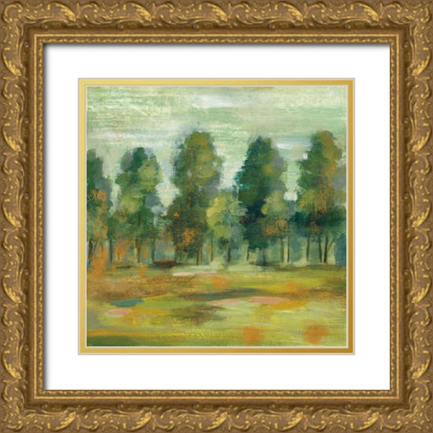 Forest II Gold Ornate Wood Framed Art Print with Double Matting by Vassileva, Silvia