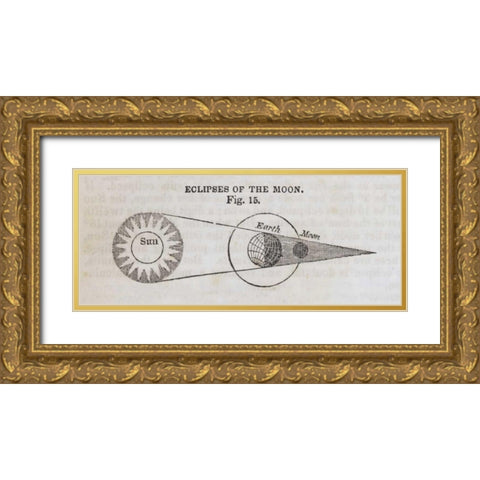 Geography of the Heavens IV Gold Ornate Wood Framed Art Print with Double Matting by Wild Apple Portfolio