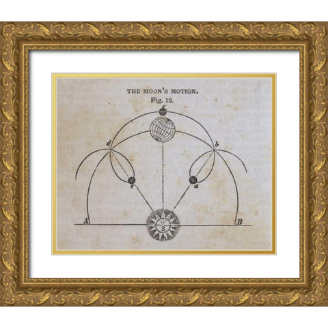 Geography of the Heavens VIII Gold Ornate Wood Framed Art Print with Double Matting by Wild Apple Portfolio