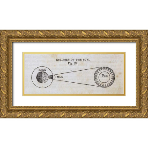 Geography of the Heavens III Gold Ornate Wood Framed Art Print with Double Matting by Wild Apple Portfolio