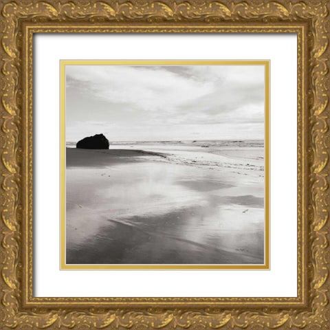 Bandon Beach Oregon I Crop Gold Ornate Wood Framed Art Print with Double Matting by Majchrowicz, Alan