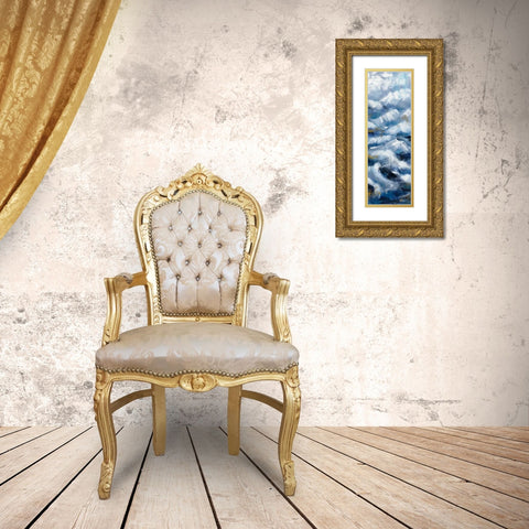 Above the Mountains II Gold Ornate Wood Framed Art Print with Double Matting by Vassileva, Silvia