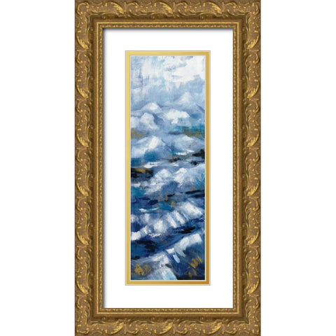 Above the Mountains III Gold Ornate Wood Framed Art Print with Double Matting by Vassileva, Silvia
